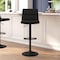 Flash Furniture Black Adjustable Height LeatherSoft Barstools, 2PK CH-202071-BK-GG - alternate 1